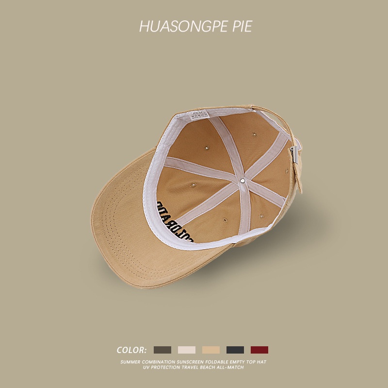 Mũ Bóng Chày Mềm Mại Nhỏ Nhắn Kết Cấu Chải Cùng Phong Cách TikTok Retro Mùa Thu Cho Nam Và Nữ