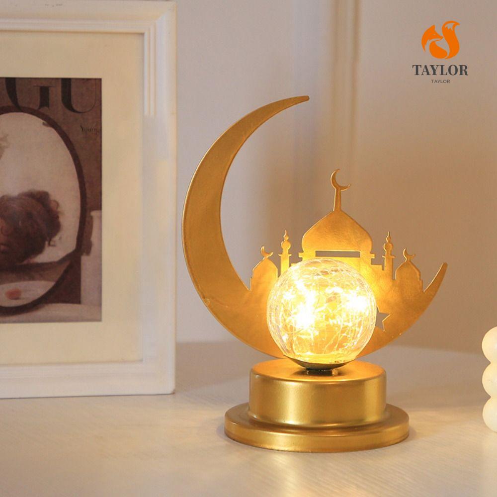 1 Đèn Led Hình Mặt Trăng Hồi Giáo Trang Trí Phòng Khách Thời Trang