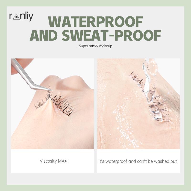 Ranliy💗Keo dán lông mi nhanh khô không dễ bị rơi ra 7g