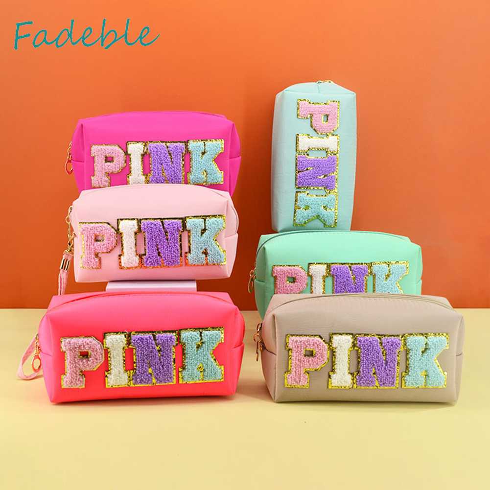 Túi Đựng Mỹ Phẩm Du Lịch Cỡ Lớn Thêu Chữ Đa Năng Thời Trang Cho Nữ