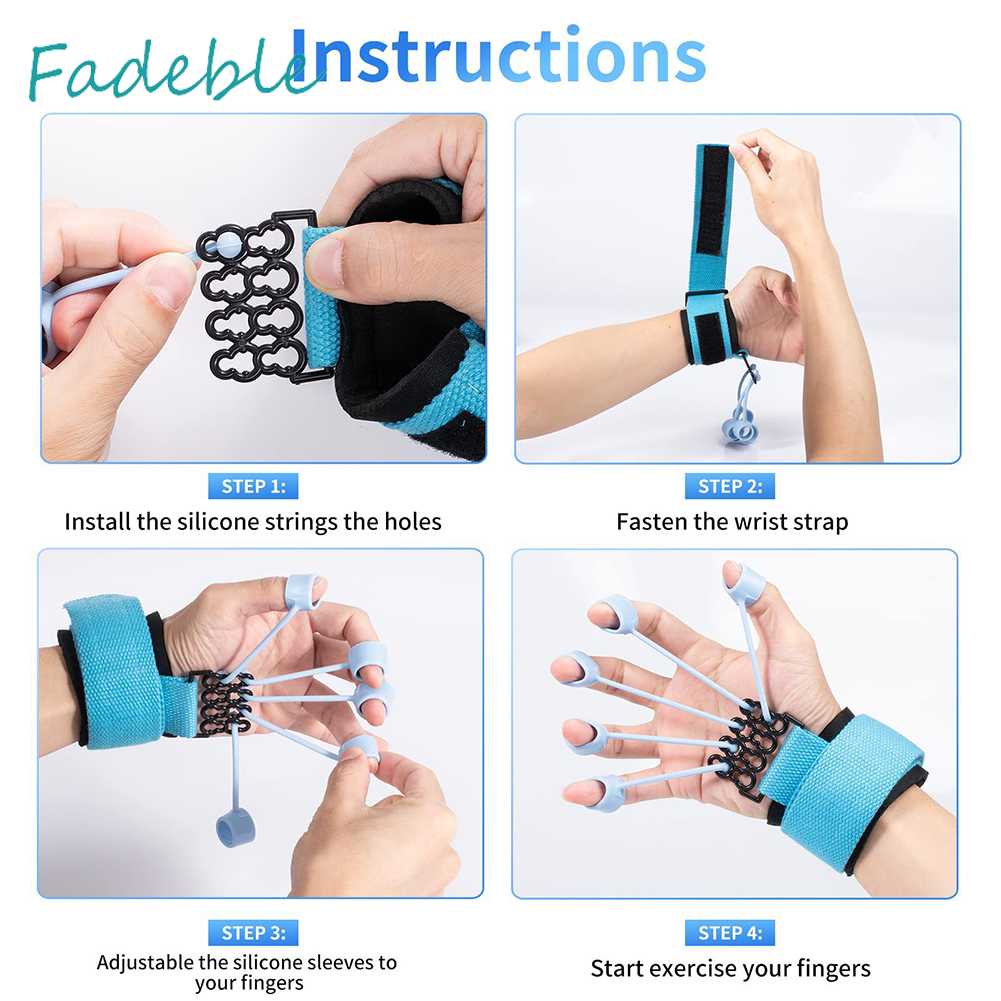 Dụng Cụ Nới Rộng Ngón Tay 5 Ngón Bằng Silicone Di Động Hỗ Trợ Luyện Tập Gym