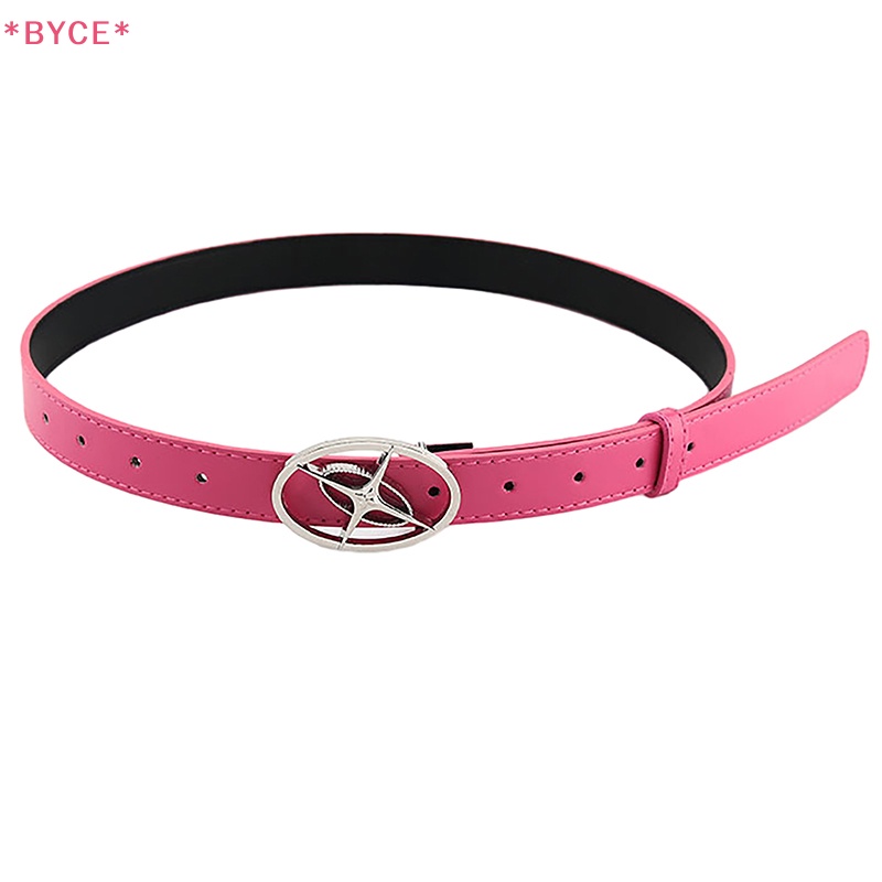 Thắt Lưng Da Khóa Kim Loại Hình Ngôi Sao Phong Cách Goth Thời Trang Cho Nam Và Nữ Mới