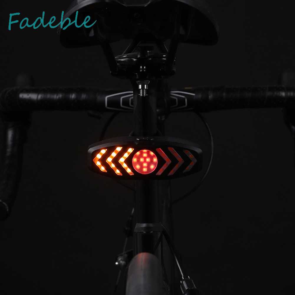 Đèn LED Tín Hiệu Xi Nhan Gắn Đuôi Xe Đạp Chống Thấm Nước Kèm Chuông Tiện Dụng