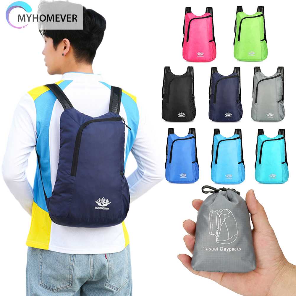 Ba Lô Nylon Sức Chứa Lớn Có Thể Gấp Gọn Tiện Dụng Cho Văn Phòng / Du