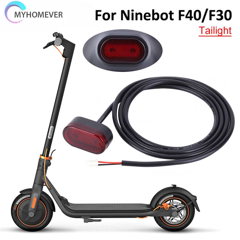 Đèn LED Cảnh Báo An Toàn Phía Sau Kèm Dây Cáp Dành Cho Xe Đạp Ninebot F30 F40