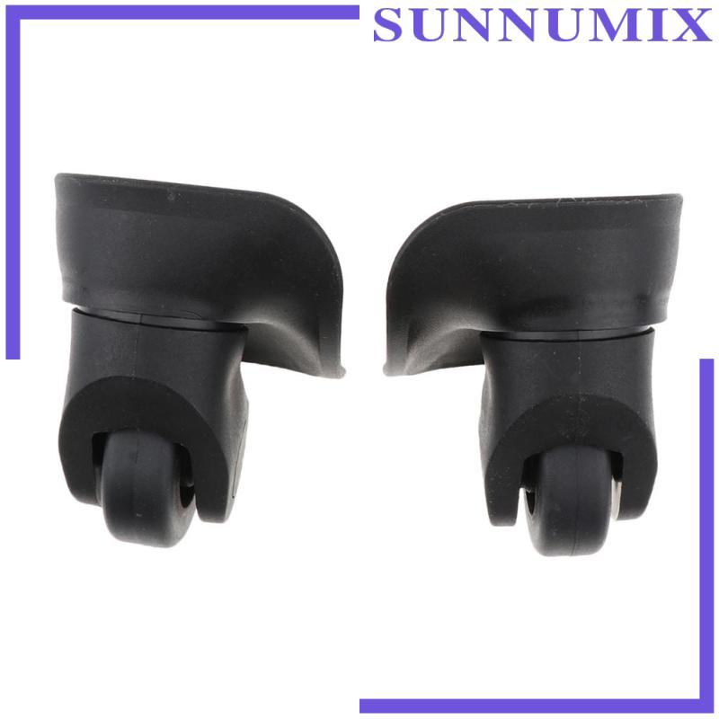 [Sunnimix] Bánh Xe Đẩy Hành Lý Du Lịch Màu Đen Kích Thước Lớn