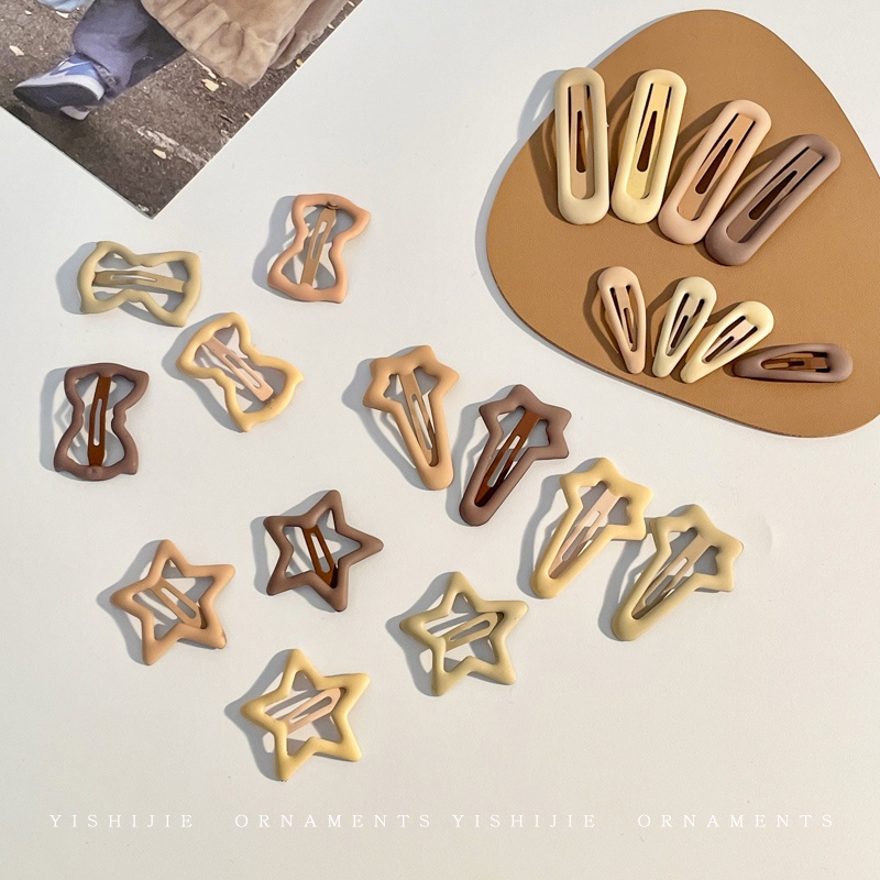 Kẹp Tóc Bb Hình Ngôi Sao dopamine y2k Dễ Thương Cho Nữ