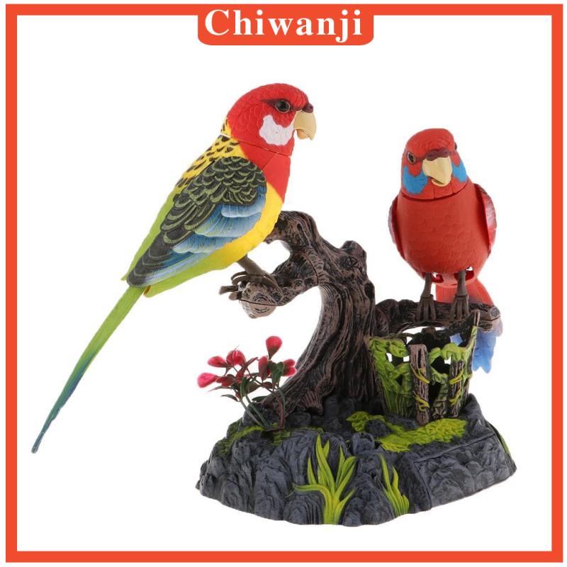 [Chiwanji] Bộ Phận Hát Bằng Giọng Nói Phát Ra Tiếng Kêu Khi Hát Chim Vẹt Với Âm Thanh Thật Và Chuyển Động