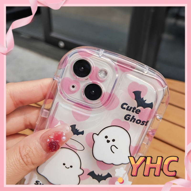 Ốp Lưng iPhone Túi Khí Chống Sốc In Hình Ma Dễ Thương Cho Iphone 6 / 6S / 6splus / se / 7 / 7plus / 8 / 8plus / X / xs / xsmax / 11 / 12 / 13 / 14 / plus / pro / pro max-422