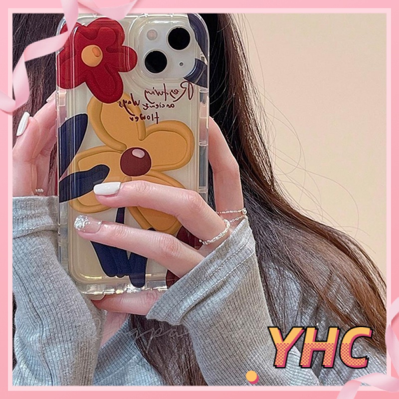 Ốp Lưng iPhone Túi khí TPU hoa cổ điển chống rung bảo vệ vỏ điện thoại máy ảnh Cho Iphone 6 / 6S / 6splus / se / 7 / 7plus / 8 / 8plus / X / xs / xsmax / 11 / 12 / 13 / 14 / Plus / pro / pro max-740