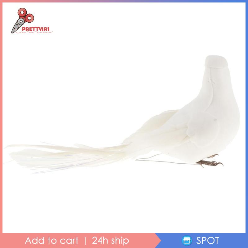 Set 1 / 2 Chú Chim Đuôi Dài Nhân Tạo Dùng Trang Trí