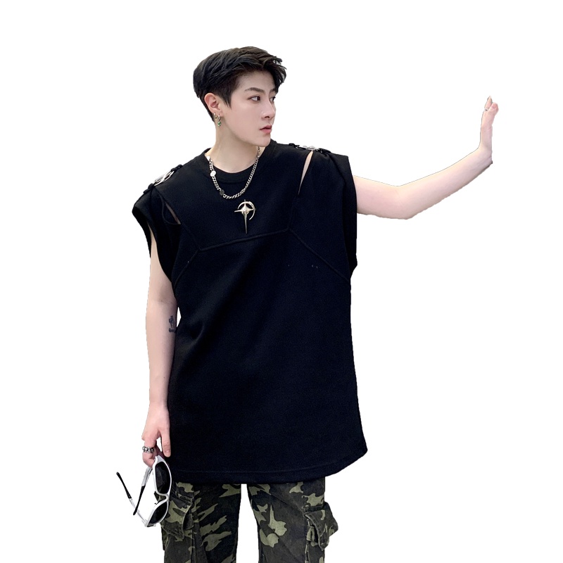 Áo Thun Không Tay Phong Cách Đường Phố Thời Trang Mùa Hè 2023 Mới