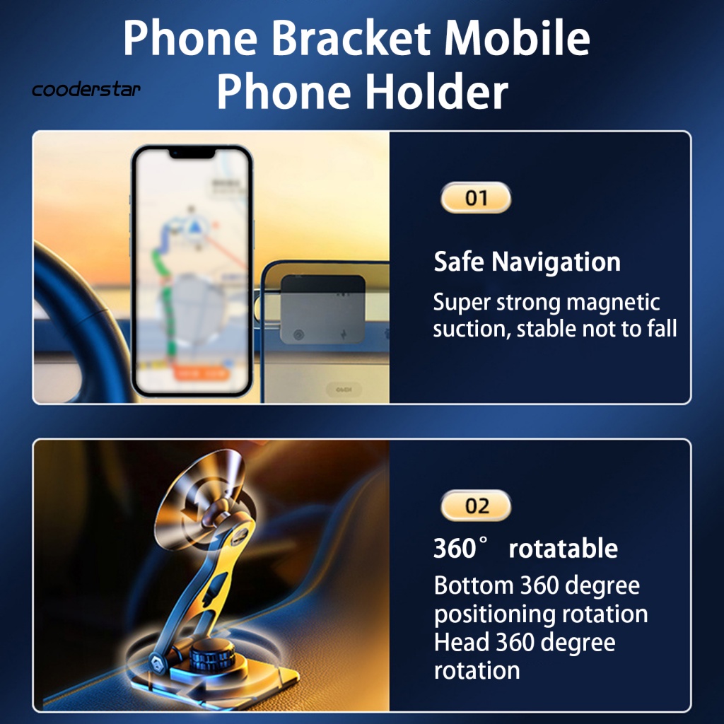 Giá Đỡ Điện Thoại Từ Tính Gấp Gọn 720 Độ Tiện Dụng