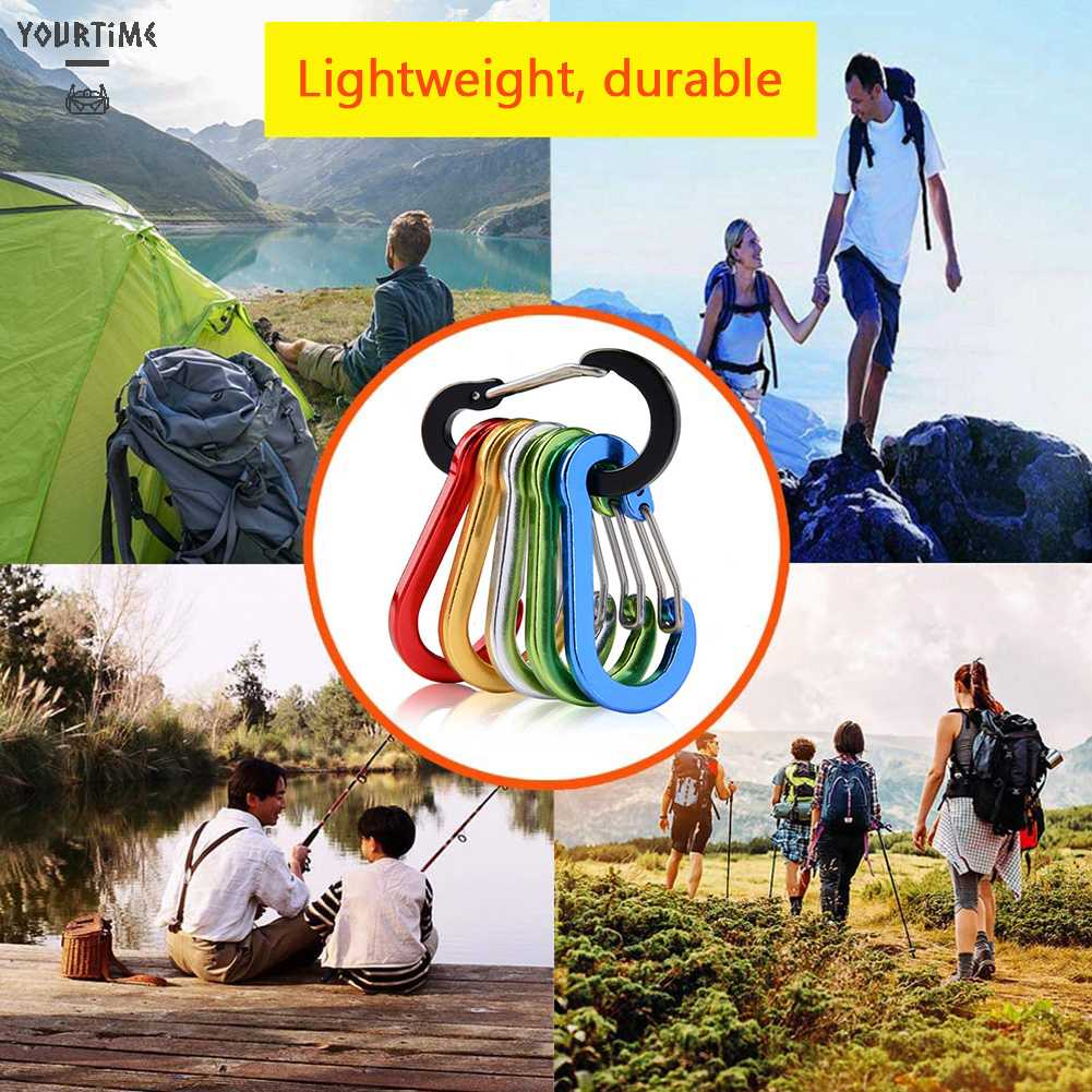 Set 6 Kẹp Treo Đồ Đa Năng Tiện Lợi Khi Đi Cắm Trại