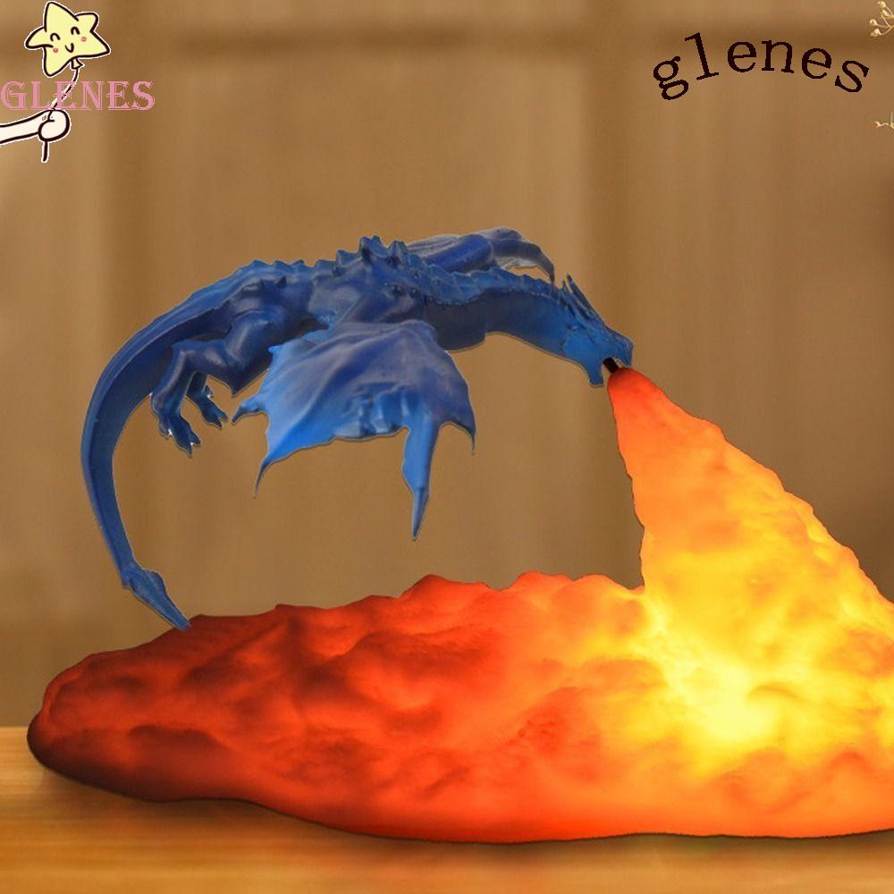 Đèn Để Bàn Hình Rồng Núi Lửa Đồ Chơi Cho Bé