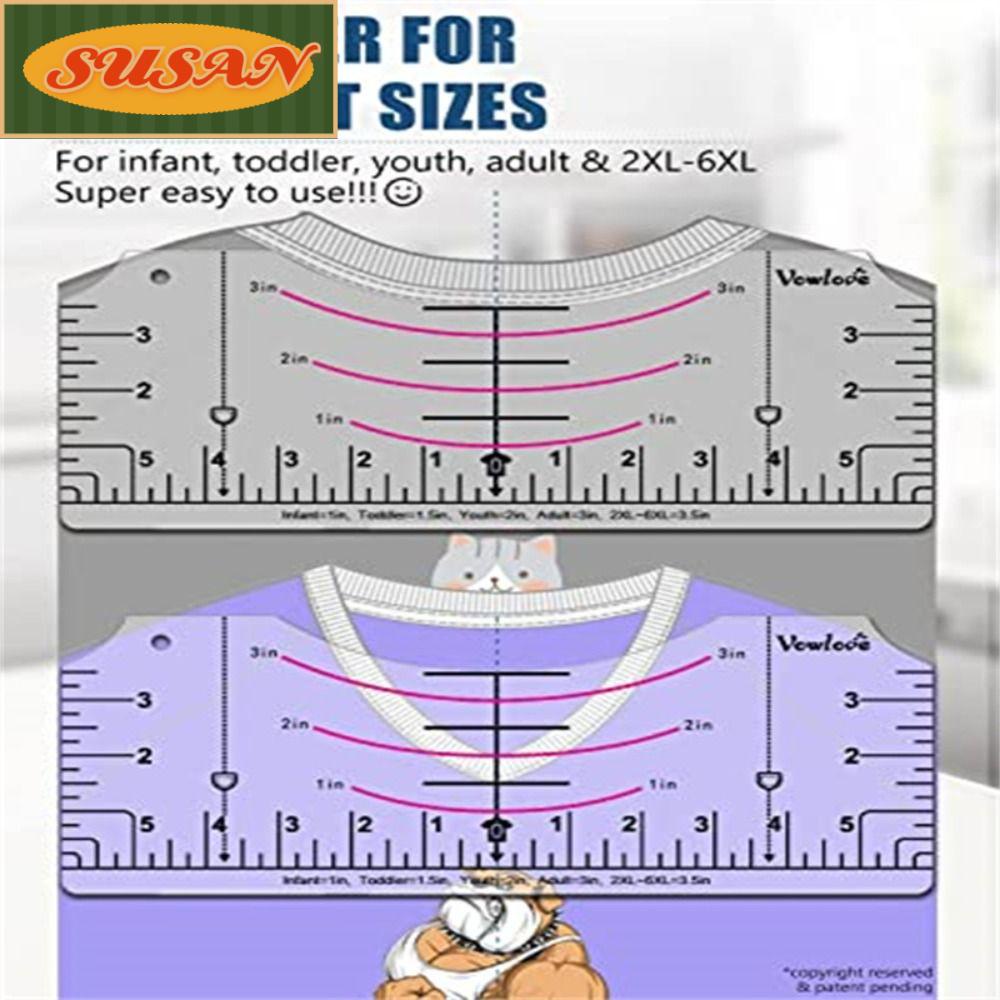 Thước Đo Hướng Dẫn Bằng Acrylic Chuyên Dụng Trong May Vá Áo Thun