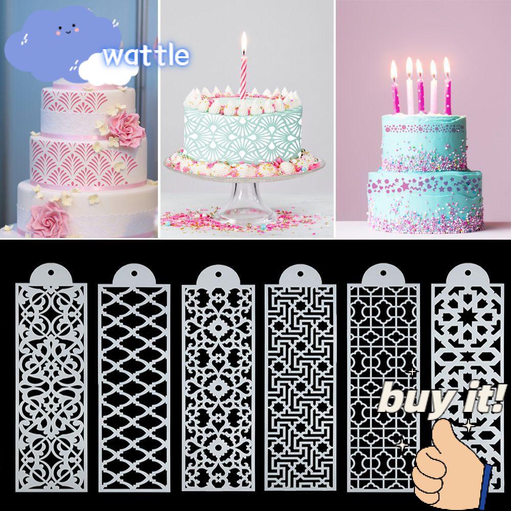 Khuôn Trang Trí Bánh Họa Tiết Ren Lưới Rỗng DIY