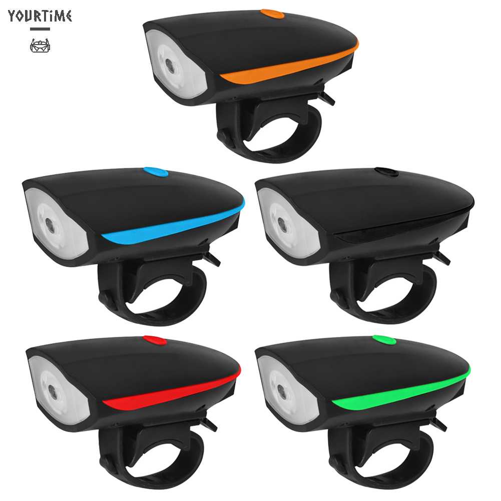 Đèn Pha LED 5W 240LM XPG Chống Thấm Nước Có Thể Sạc Lại Kèm Còi Cho Xe Đạp