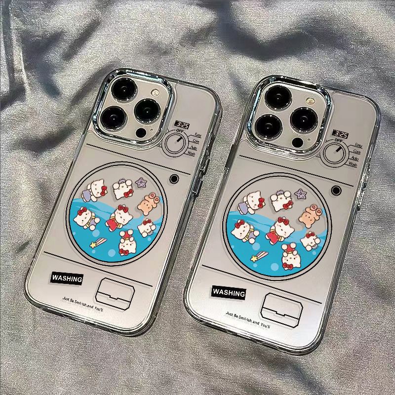 ✅Ốp Điện Thoại Dẻo Họa Tiết Hoạt Hình Hello Kitty Dễ Thương Chống Sốc Cho iPhone12 7 14pro U0F0 81311
