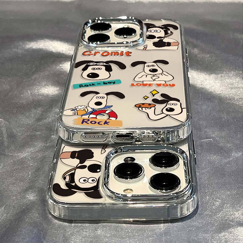 ✅Ốp Điện Thoại Mềm Chống Sốc In Hình Chú Cún Cho Iphone 12 plus 13 / 11714 Pro Max 8 E5Z6