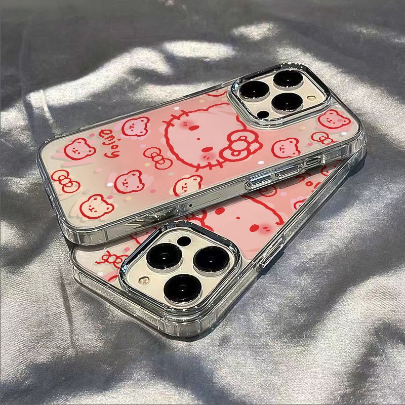 ✅Ốp Điện Thoại Dẻo Họa Tiết Chú Mèo Dễ Thương Chống Sốc Cho Iphone11 13KT plus8 max14pro / Apple 7iPhone12 DZV3