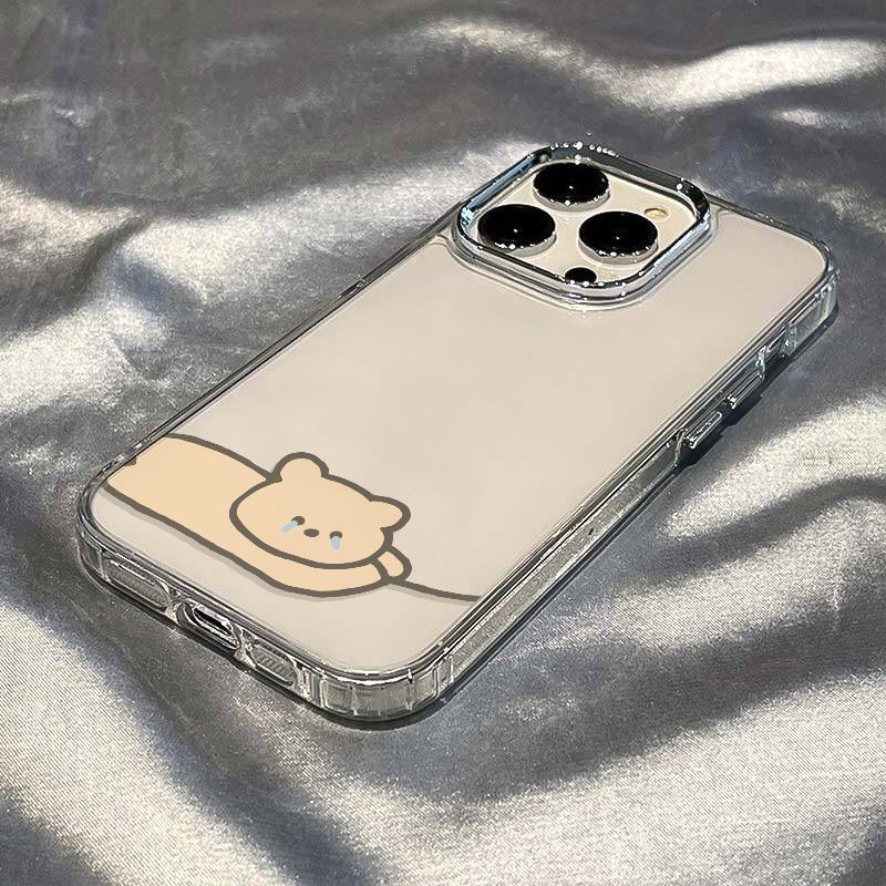 ✅Ốp Điện Thoại Dẻo Họa Tiết Chú Gấu Dễ Thương Chống Sốc Cho Iphone14Pro 8iPhone12 / 137 max 11In xs plus14pro