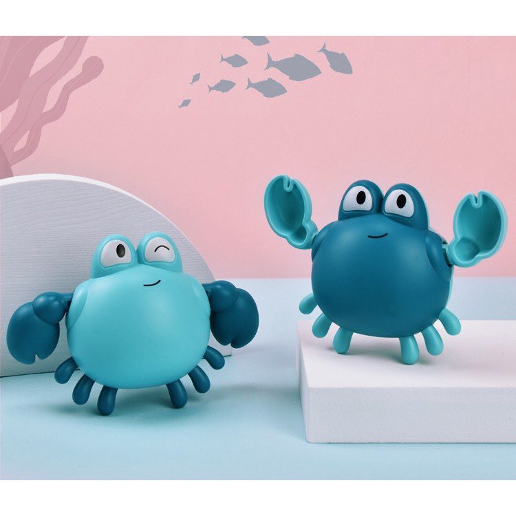 Cua Con Tập Bơi Ngửa, Đồ Chơi Nhà Tắm Cho Bé Vặn Cót