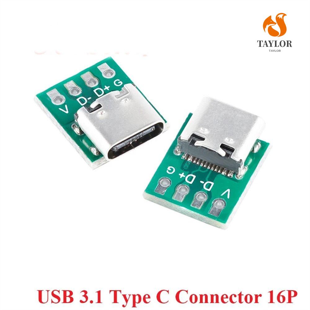 Đầu Nối Cáp Dữ Liệu Loại C TAYLOR1 Female Sang 2.54mm 16P