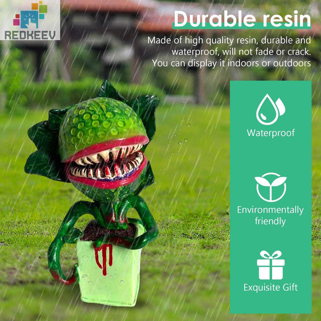 Tượng Nhỏ Bằng Nhựa Resin Điêu Khắc Hoa Thủ Công Trang Trí Sân Vườn