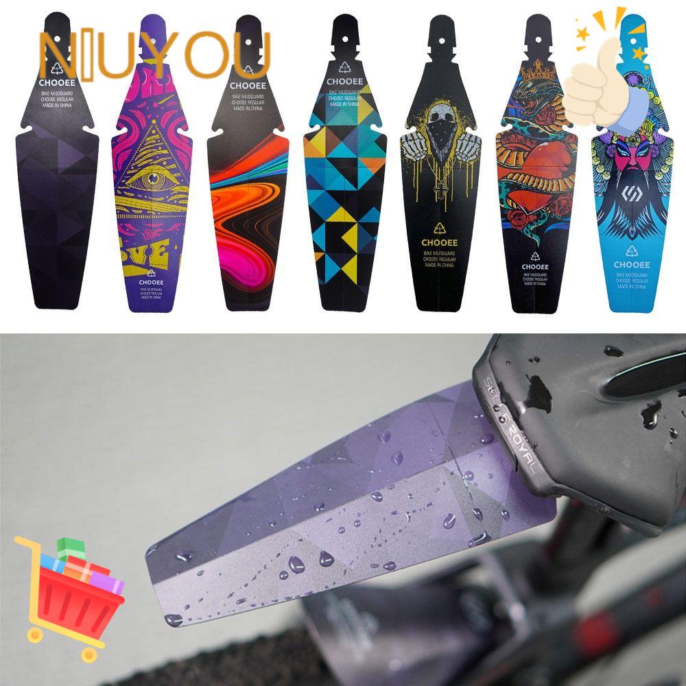 FENDER Tấm Chắn Bùn Cố Định In Họa Tiết Độc Đáo Gọn Nhẹ Tiện Dụng Cho Xe Đạp