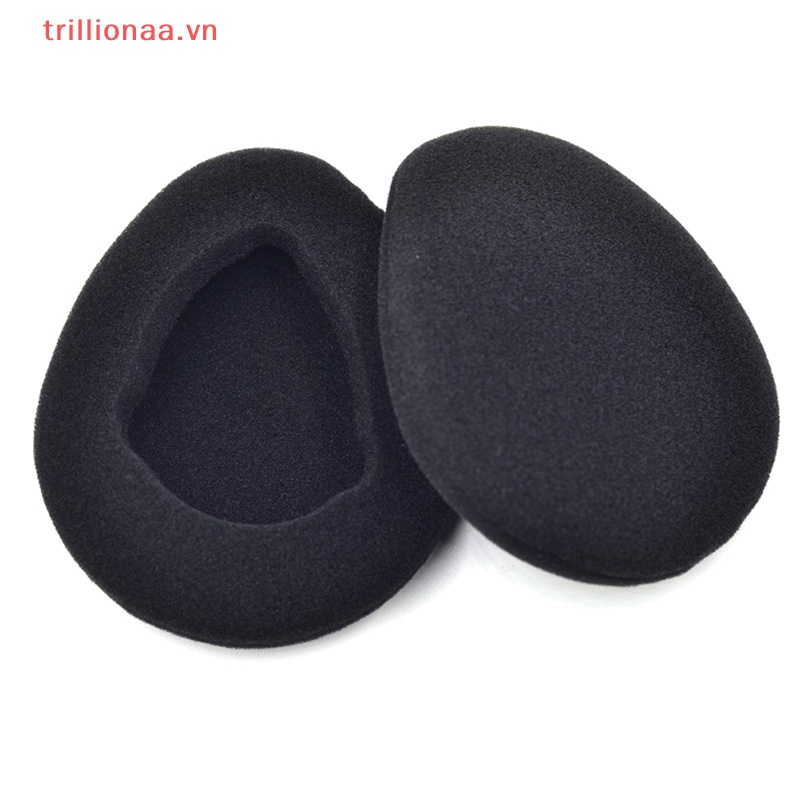 1 Cặp Miếng Đệm Tai Nghe Không Dây Hồng Ngoại Thay Thế 80x65mm Cho Xe Hơi