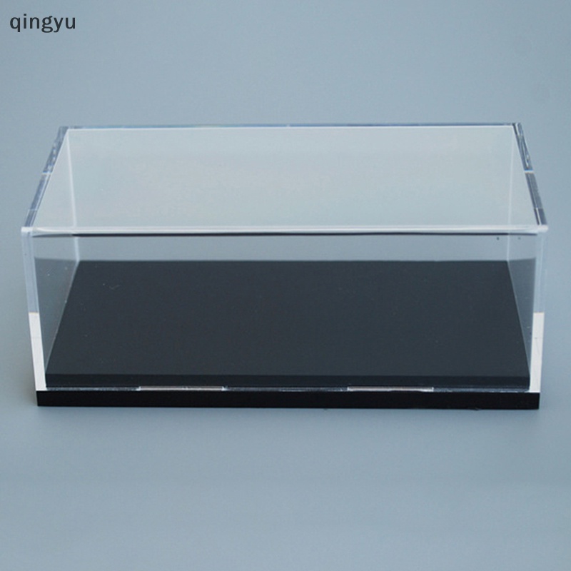 1 Hộp Trưng Bày Chống Bụi Bằng Acrylic Trong Suốt Kích Thước Mini 1: 64