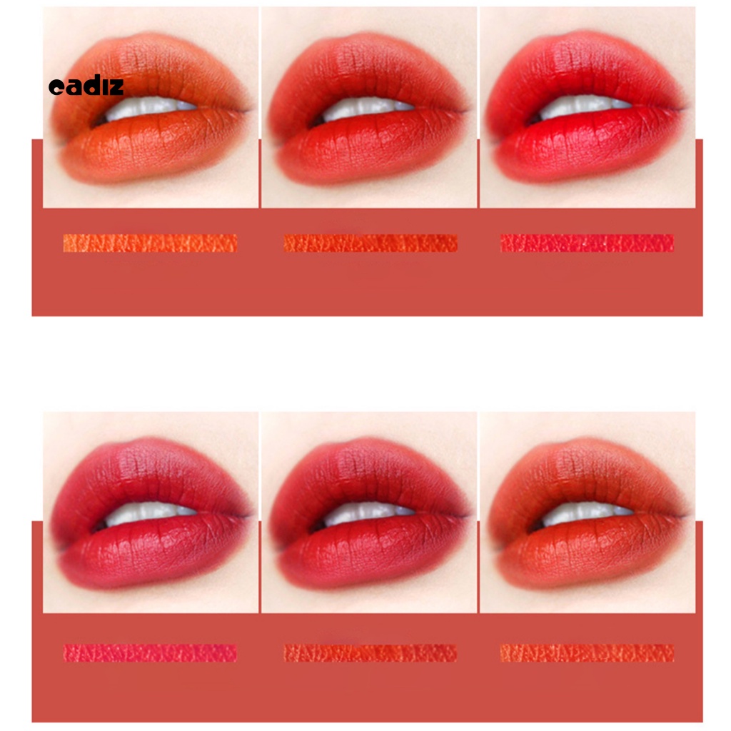 Son Môi Hai Đầu 6 Màu Trong 1 Chống Nước Lâu Trôi Không Dính Cốc Dành Cho Nữ
