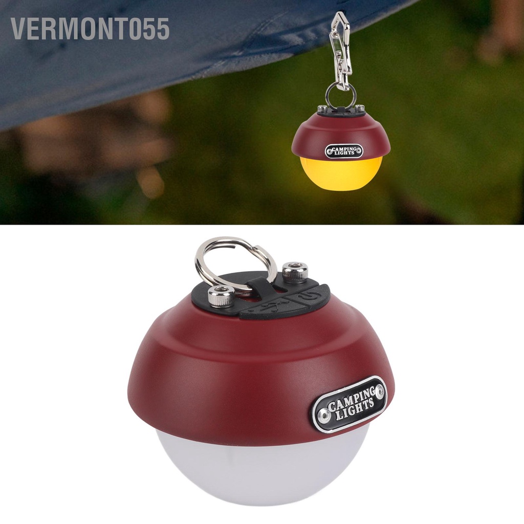 Vermont055 Đèn đuổi côn trùng ngoài trời IPX4 Loại C LED cắm trại có thể sạc lại xung quanh