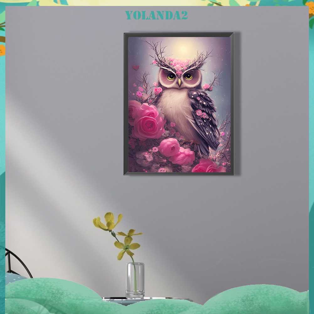 Bộ Tranh Đính Đá 5D Tự Làm Toàn Diện Họa Tiết Thú Trang Trí Nhà Cửa