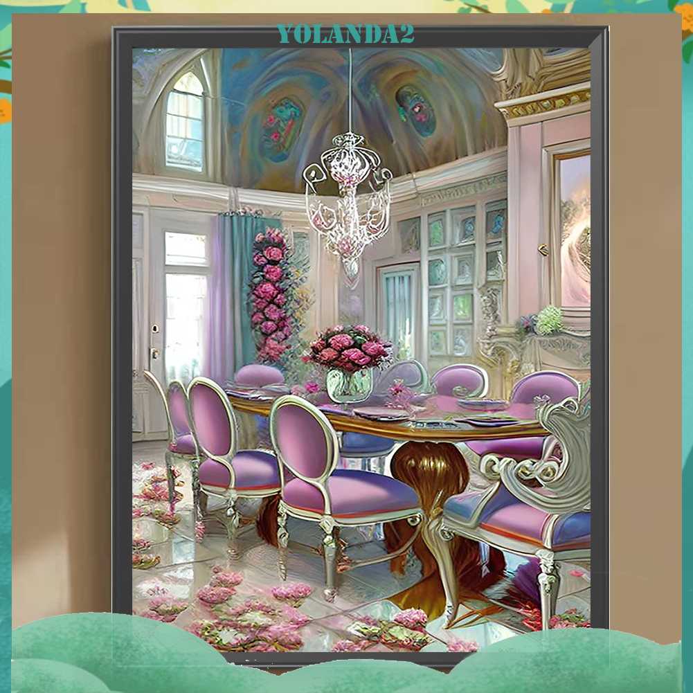 Tranh Đính Đá Kim Cương Toàn Bộ 5D DIY Hình Vẽ Trừu Tượng Trang Trí Nhà Cửa