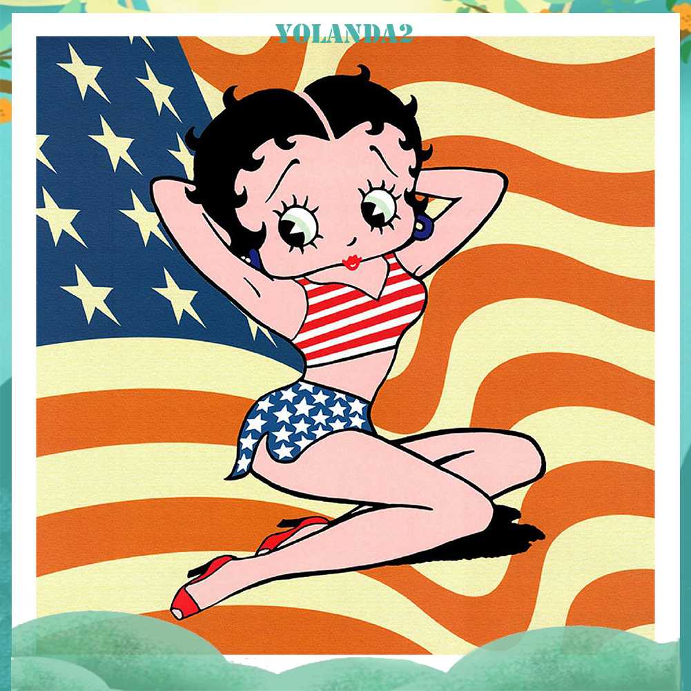 Tranh Đính Đá Kim Cương Toàn Bộ 5D DIY Hình Búp Bê