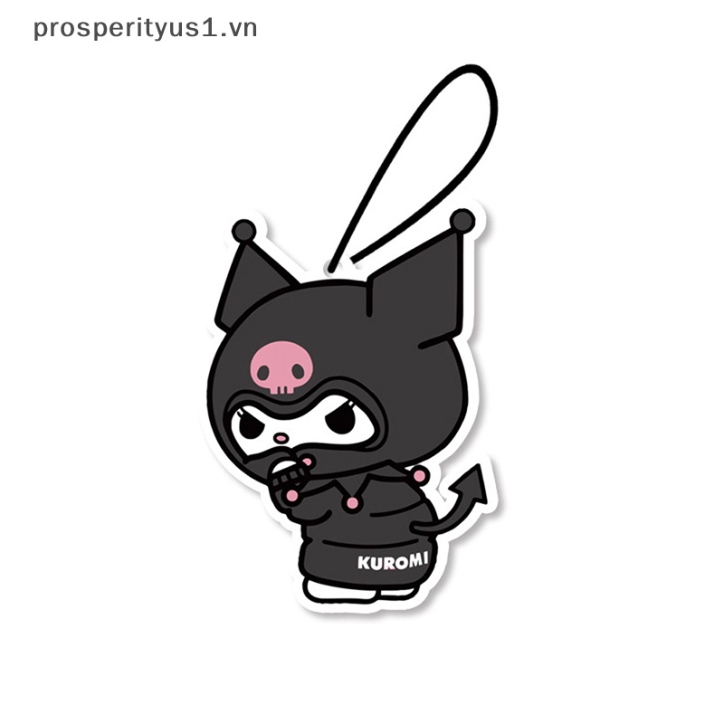 1 [prosperityus1] 5 Túi Giấy Khử Mùi Treo Xe Hơi / Tủ Quần Áo Hình Thỏ Kuromi Melody Đáng Yêu Tự Nhiên
