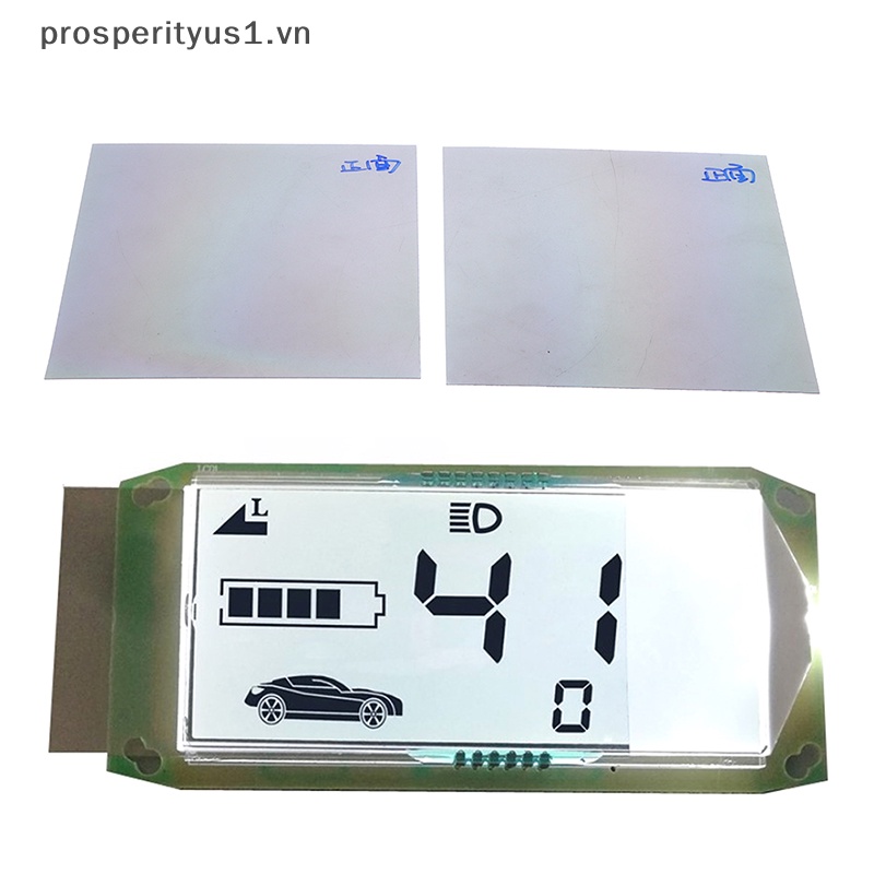 Bộ 2 Màn Hình Hiển Thị LCD Kích Thước 9 * 9CM Phân Cực 1 [prosperityus1] Cho Xe Hơi