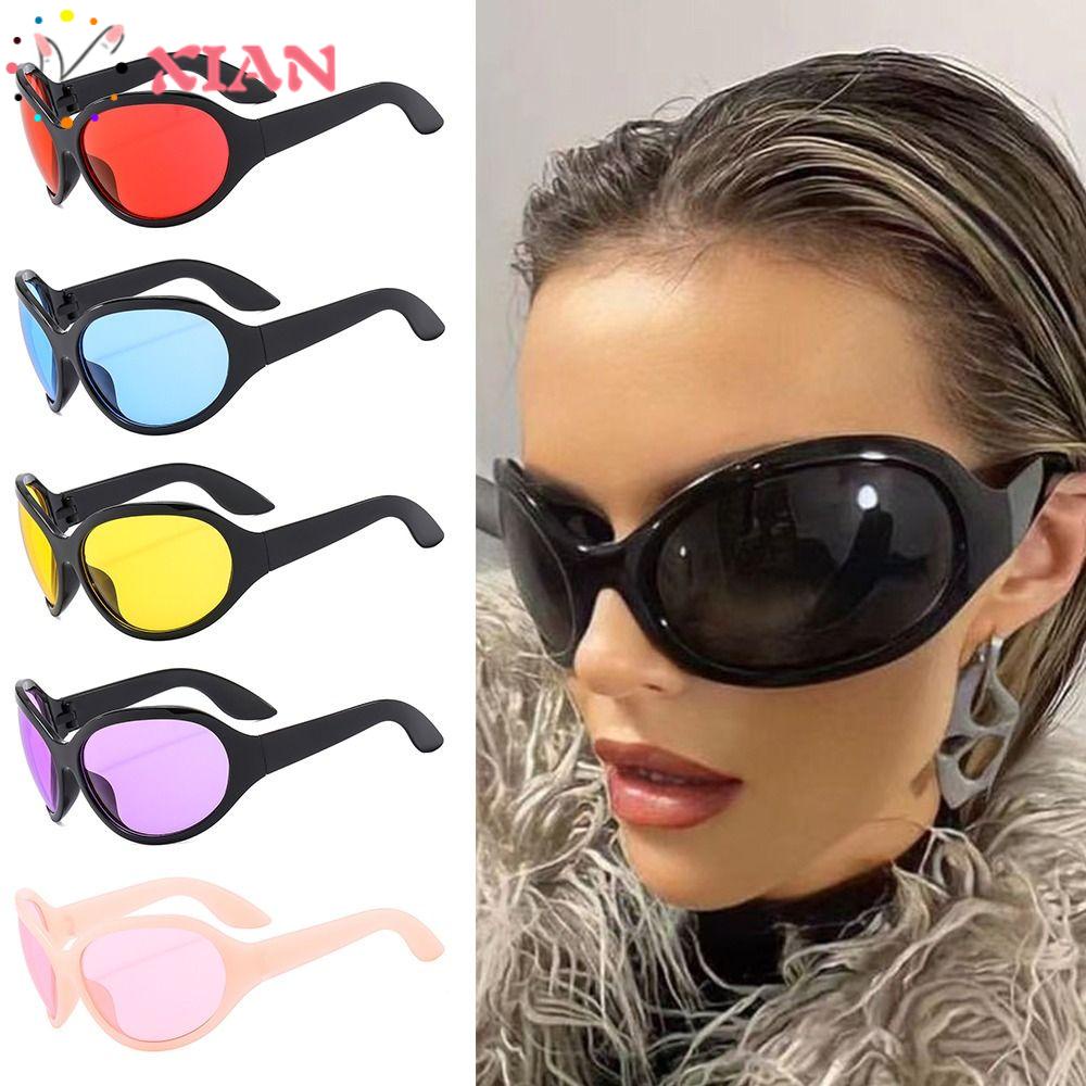 Kính Mát Oversize Chống Tia UV400 Y2K Phong Cách Hip Hop Cho Nam Và Nữ