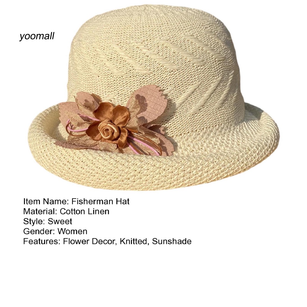 Mũ Tai Bèo Vành Ngắn Màu Trơn Thoáng Khí Chống Tia UV Thời Trang Mùa Hè Cho Nữ