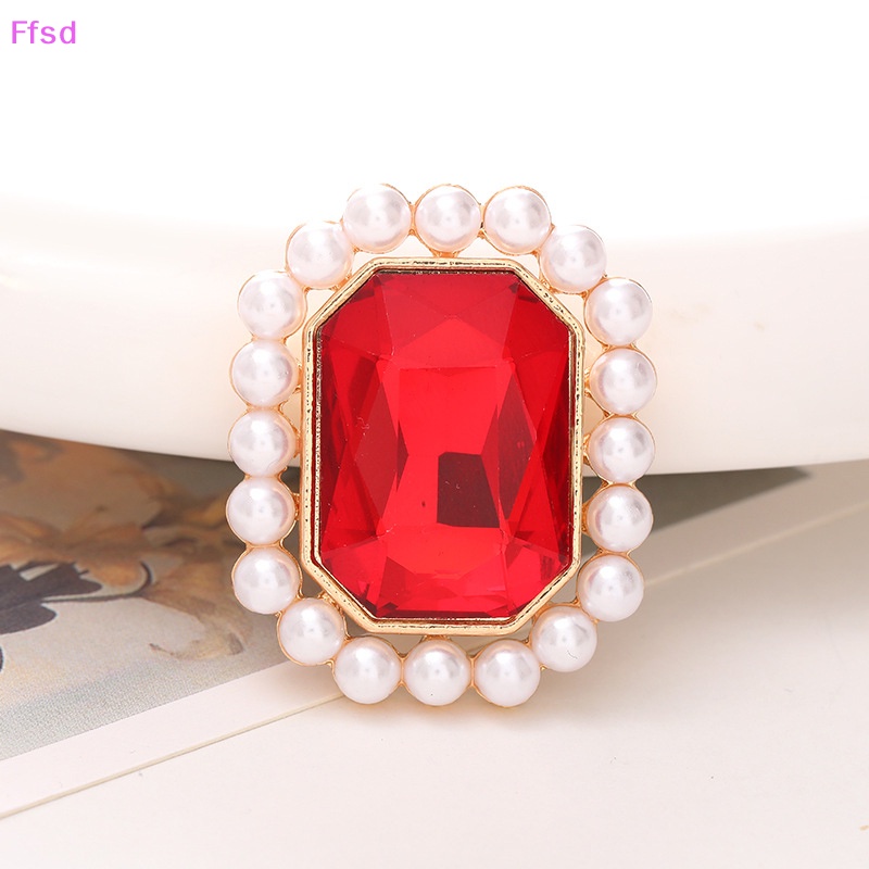 Khối Ngọc Trai Hình Vuông Sáng Tạo Thời Trang Hàn Quốc {Ffsd} Làm Trang Sức Baguette Bằng Kim Loại Đá Quý Phụ Kiện Trang Trí * Bán Chạy
