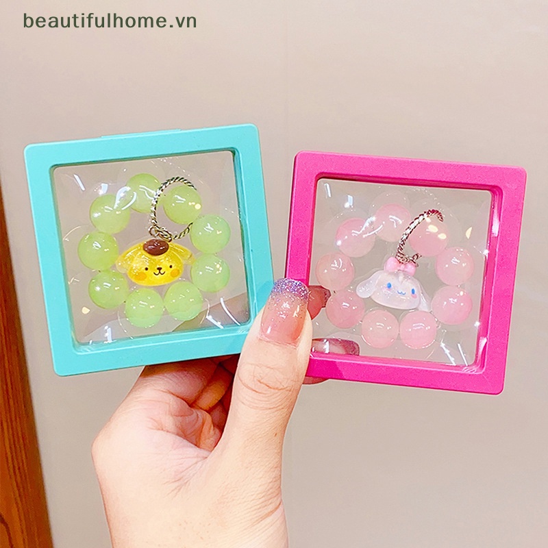 [beautifulhome] Vòng Tay Chuỗi Hạt Xoắn Hình Cinnamoroll Kuromi Pochacco Anime Melody Quà Tặng Đám Cưới Thời Trang Cho Nữ [beauty]