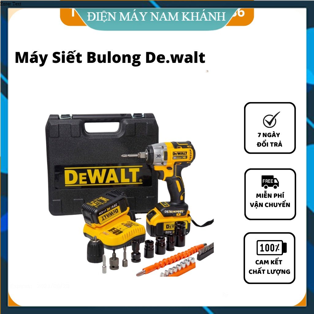 Máy siết bulong Dewalt DFC887, hàng cao cấp động cơ không chổi than