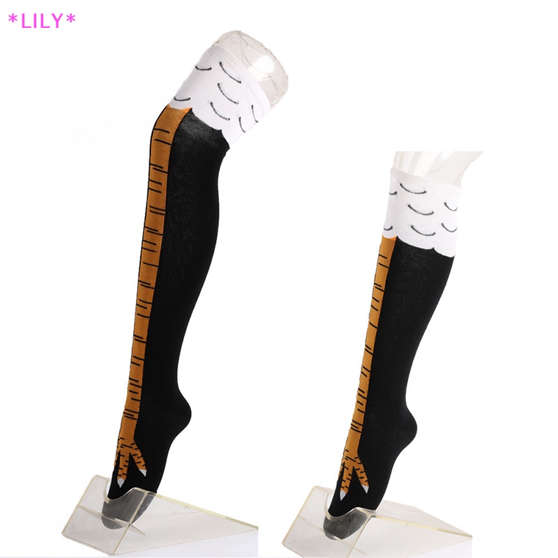 Lily 1 đôi vớ chân gà vớ đùi dài đến đầu gối vớ chân gà uuu