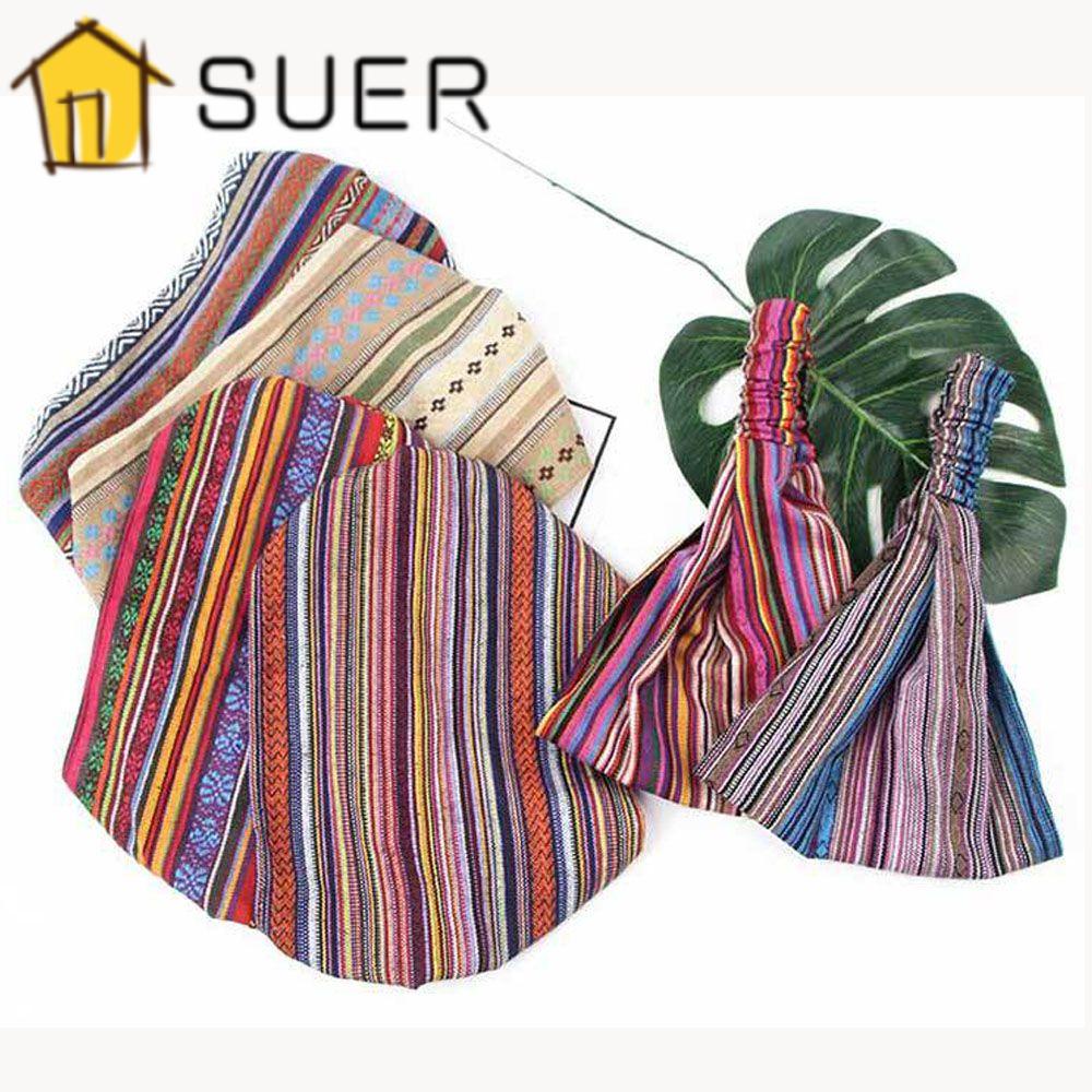 Suenin Dây Buộc Tóc Co Giãn Bằng Vải Cotton C otton