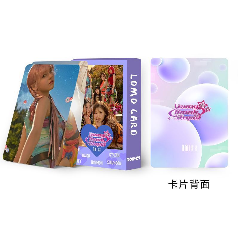 Hộp 30 Ảnh Thẻ Lomo Hai Mặt In Hình Nhóm Nhạc Nmix