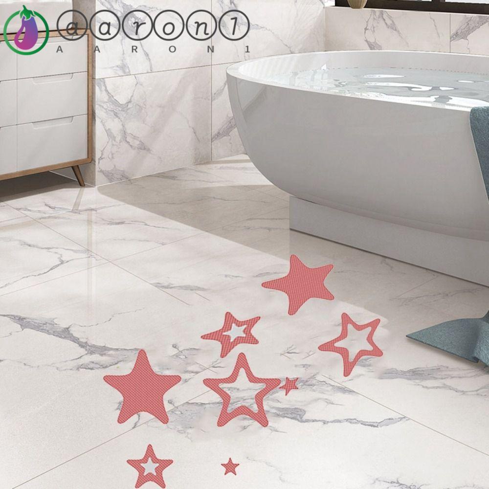 Bộ 12 Miếng Dán Sàn Nhà Tắm Bằng PEVA Hình Ngôi Sao Xinh Xắn 12 Món Tiện Dụng