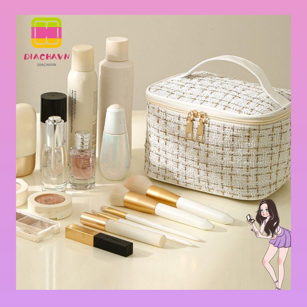 Túi Đựng Mỹ Phẩm Du Lịch Hình Trụ Sức Chứa Lớn Đa Năng