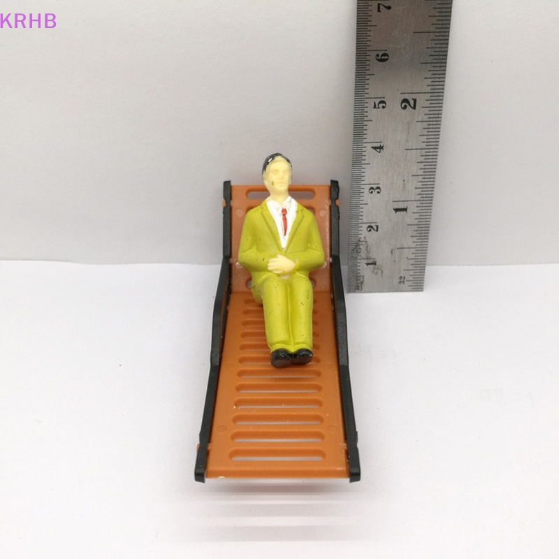 Set 10 Mô Hình Ghế Nhựa Công Viên Đường Phố Trang Trí Nhà Cửa Mới